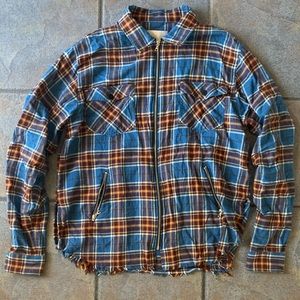 ORO Los Angeles Flannel Plaid Shirt
